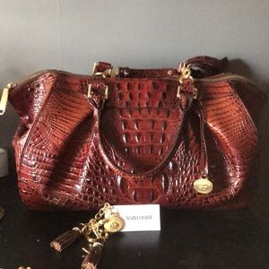 Pecan Brahmin Bag & Key Tassle